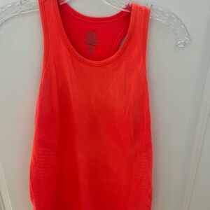 Athleta Girl Vibrant Orange Sleeveless Top (Size 14)